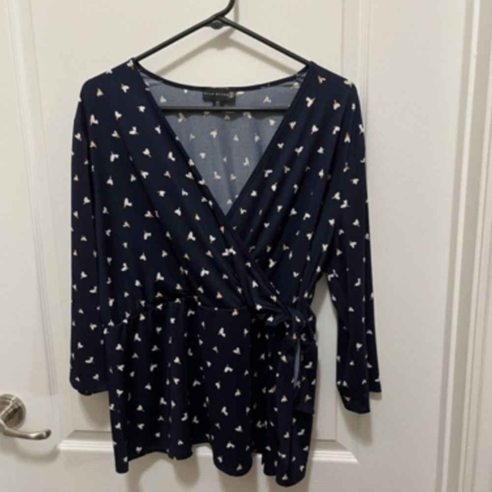 Ryan Wythe faux wrap blouse